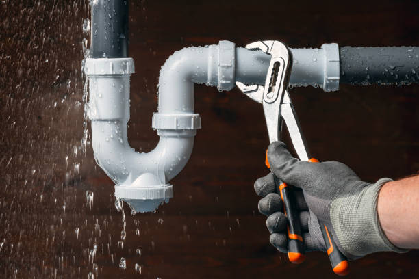 Professional Emergency Plumber technician working in Highland, MD